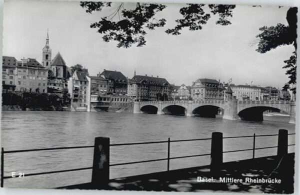 Basel BS Basel Mittlere Rheinbrücke