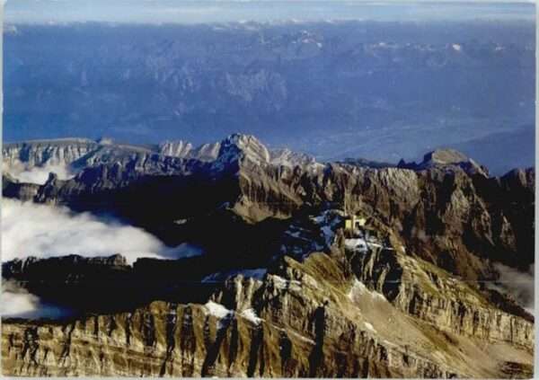 Saentis AR Säntis Fliegeraufnahme