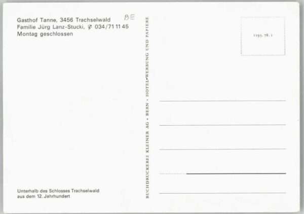 Trachselwald Gasthof Tanne – Bild 2