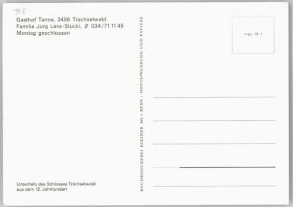 Trachselwald Gasthof Tanne – Bild 2