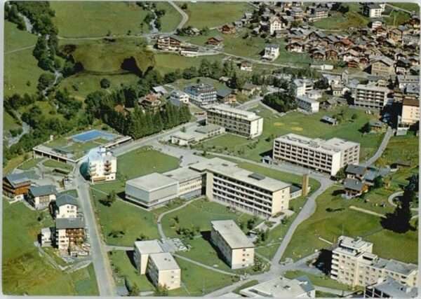 Leukerbad Rheumaklinik Fliegeraufnahme