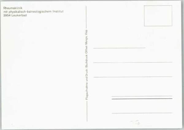 Leukerbad Rheumaklinik Fliegeraufnahme – Bild 2