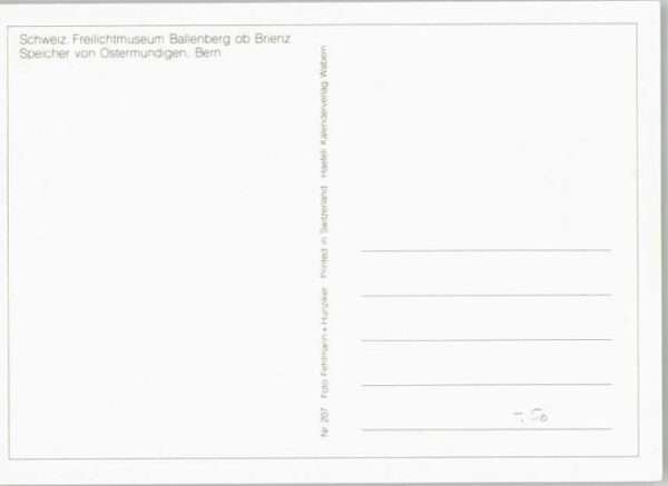 Brienz BE Brienz Freilichtmuseum Ballenberg – Bild 2