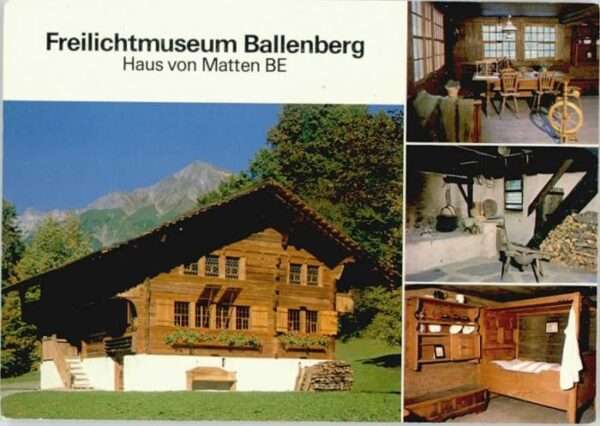 Detligen Freilichtmusuem Ballenberg Haus von Mat