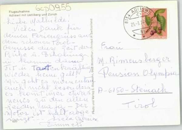 Adliswil Fliegeraufnahme – Bild 2