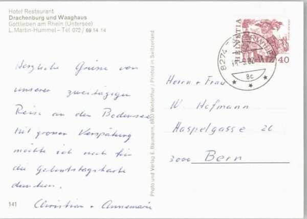 Gottlieben Hotel Restaurant Drachenburg Waaghaus – Bild 2