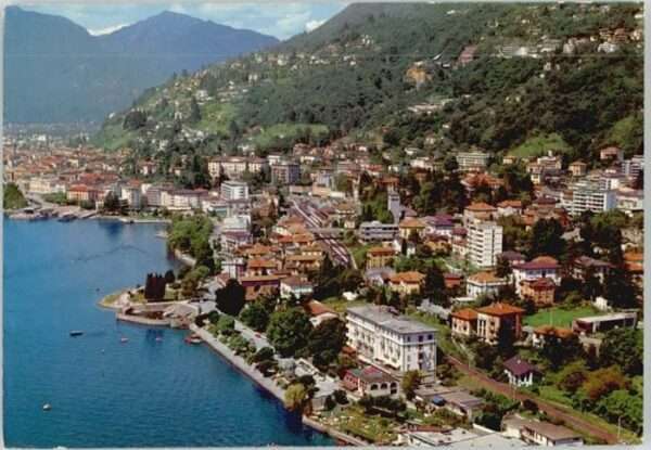 Locarno TI Locarno Fliegeraufnahme