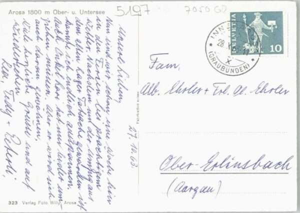Arosa GR Arosa Ober und Untersee – Bild 2