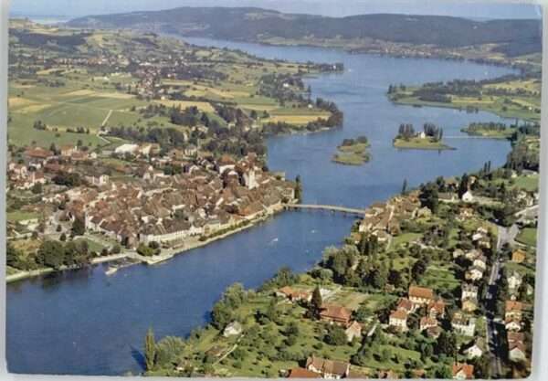 Stein Rhein Fliegeraufnahme Untersee