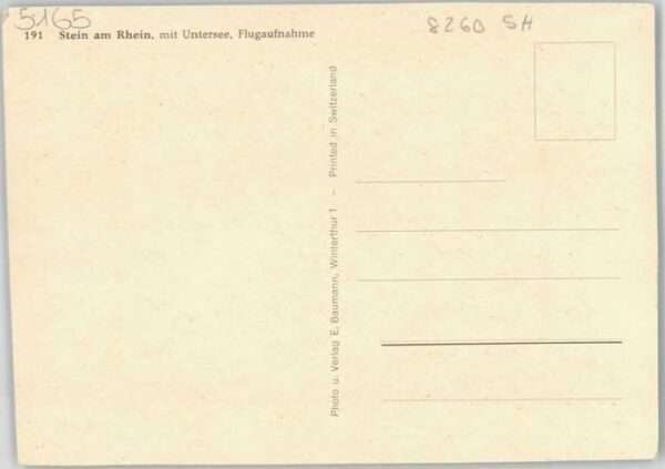 Stein Rhein Fliegeraufnahme Untersee – Bild 2