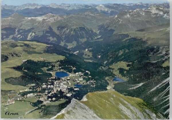 Arosa GR Arosa Fliegeraufnahme