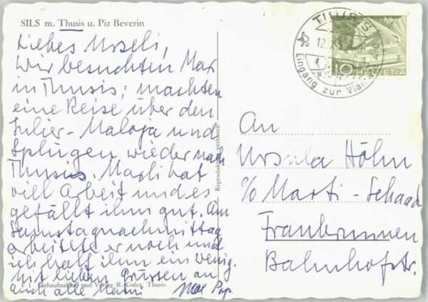 Sils Engadin Graubuenden Sils Thusis – Bild 2