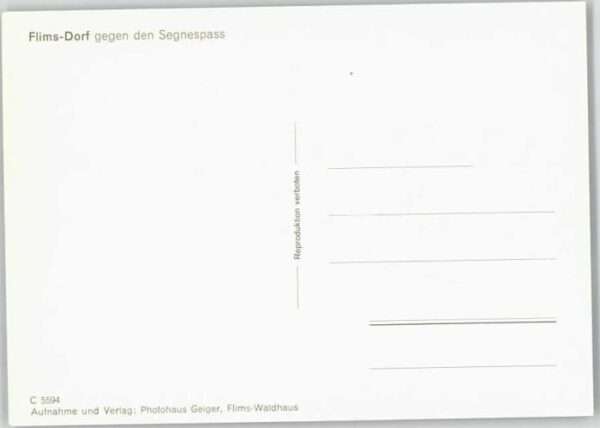 Flims Dorf Segnespass – Bild 2