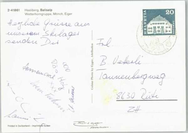 Meiringen BE Meiringen Hasliberg Balisalp – Bild 2