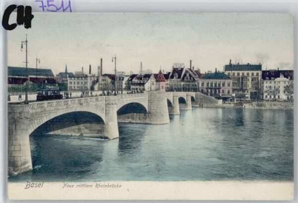 Basel BS Basel Mittlere Rheinbrücke