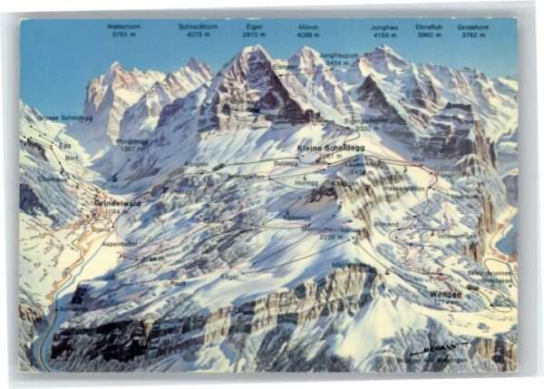 Kleine Scheidegg Interlaken Kleine Scheidegg Fliegeraufnahme