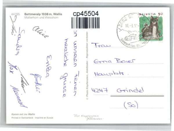 Bettmeralp Matterhorn Weisshorn – Bild 2