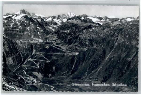 Grimsel Pass Finsteraarhorn Schreckhorn