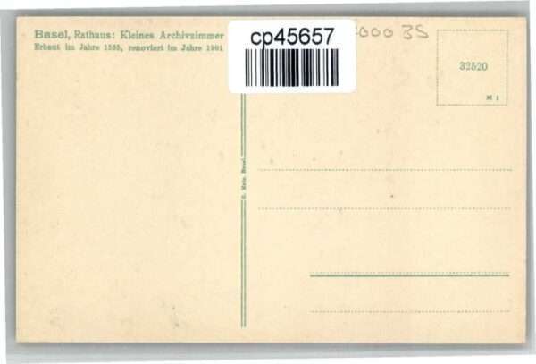 Basel BS Basel Rathaus Archivzimmer – Bild 2