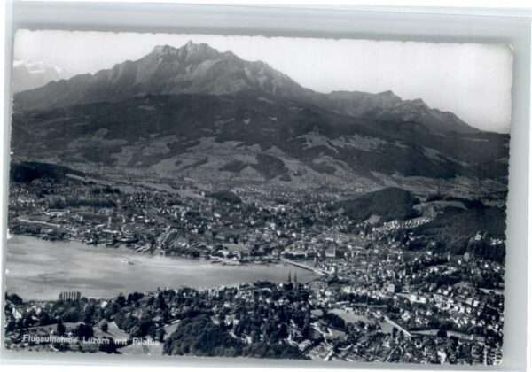Luzern LU Luzern Fliegeraufnahme Pilatus