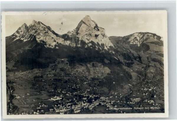 Schwyz Fliegeraufnahme