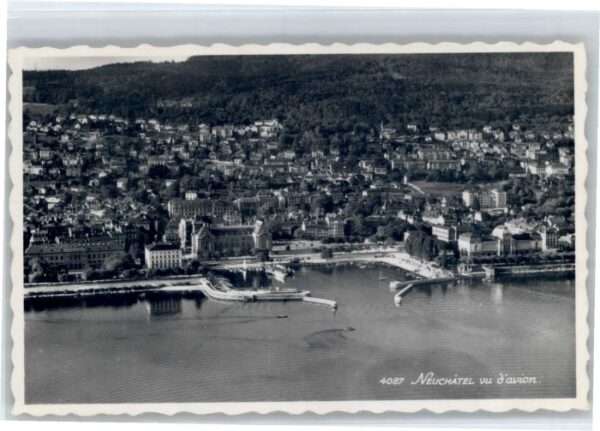 Neuchatel NE Neuchatel Fliegeraufnahme