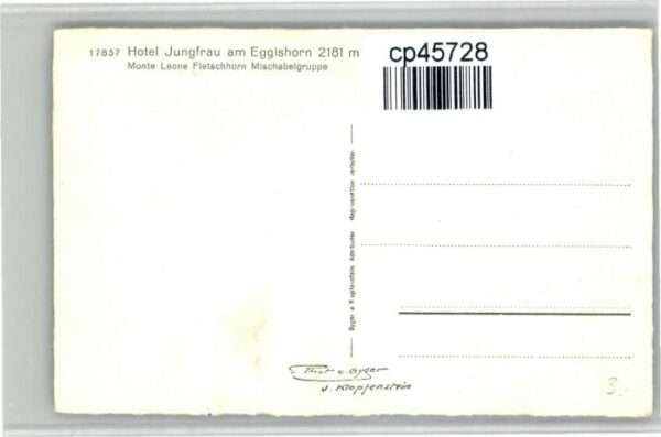 Eggishorn Hotel Jungfrau – Bild 2