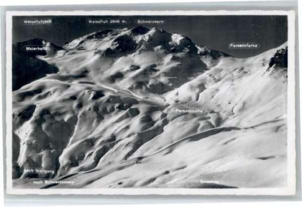Davos GR Davos Parsenn Parsennenhütte Weissfluhj