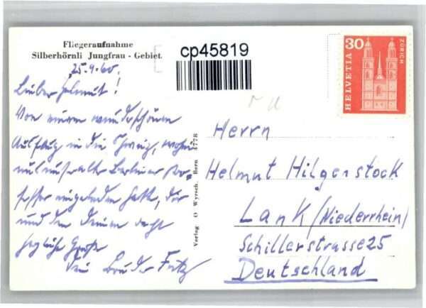 Jungfraujoch Fliegeraufnahme Silberhörnli – Bild 2