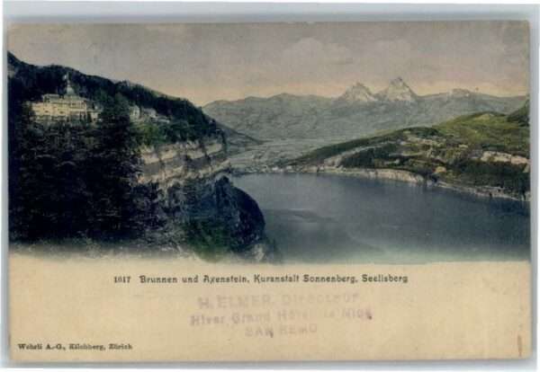 Brunnen SZ Axenstrasse Kurhaus Sonnenberg Seelisbe