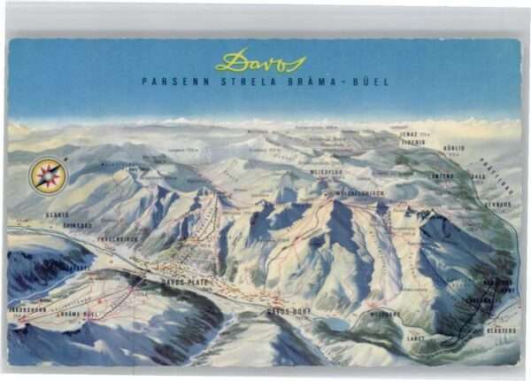 Davos GR Davos Dorf Fliegeraufnahme