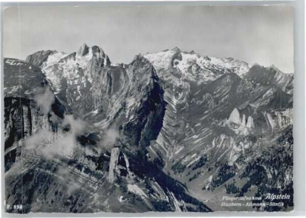 Alpstein Fliegeraufnahme Staubern Altmann Säntis