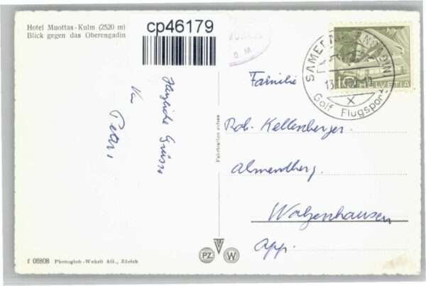 Samedan [Stempelabschalg] Hotel Muottas Kulm – Bild 2