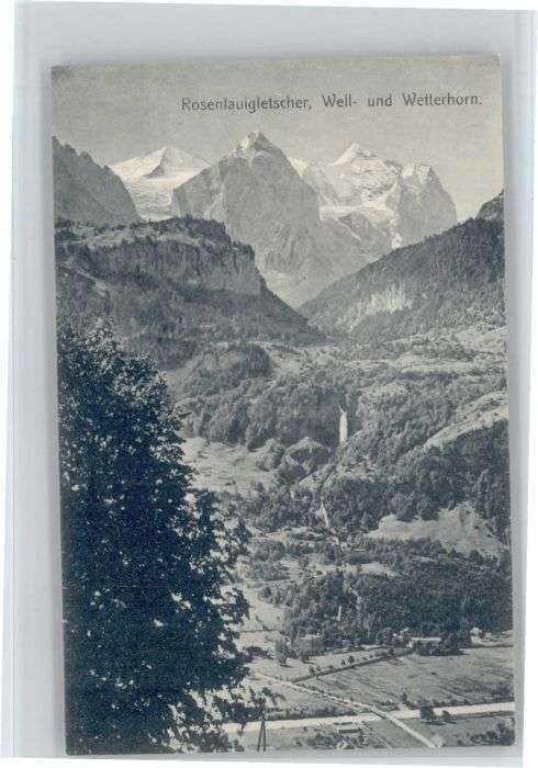 Rosenlaui Gletscher Wetterhorn