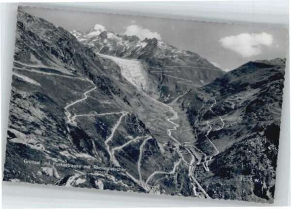Grimsel Pass Grimsel Furkastrasse Rhonegletscher