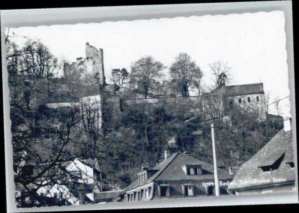Baden AG Baden Schloss Ruine Stein