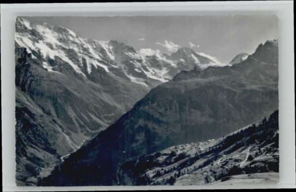 Gimmelwald Mittaghorn Grosshorn Breithorn