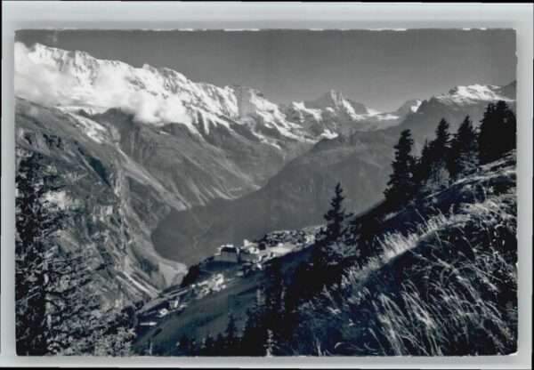 Muerren BE Mürren Ebnefluh Mittaghorn Grosshorn Br