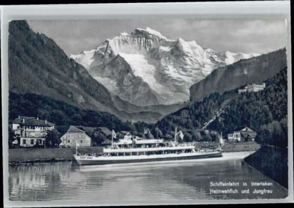 Interlaken BE Interlaken Schiffeinfahrt