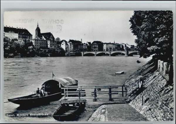 Basel BS Basel Mittlere Rheinbrücke