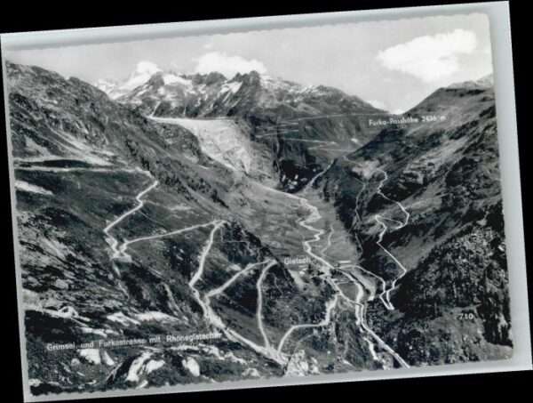 Grimsel Pass Grimsel Furkastrasse Rhonegletscher