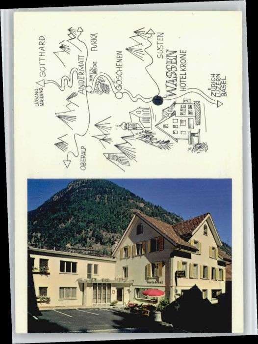 Wassen UR Wassen Hotel Krone