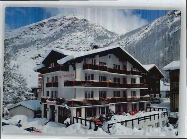 Saas Almagell Hotel Restaurant Mattmarkblick