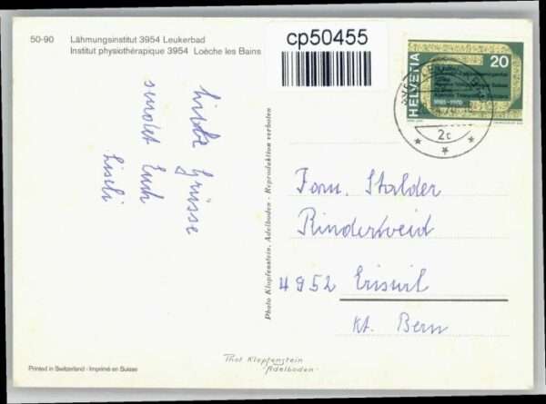 Leukerbad Lähmungsinstitut – Bild 2