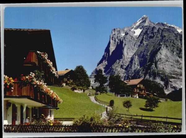 Wengen BE Wengen [Stempelabschalg] Wetterhorn