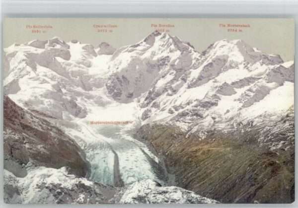 Morteratsch Piz Bernina Piz Bellavista