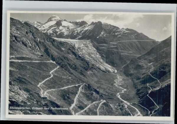 Rhonegletscher Glacier du Rhone Rhonegletscher Grimsel Furkastrasse