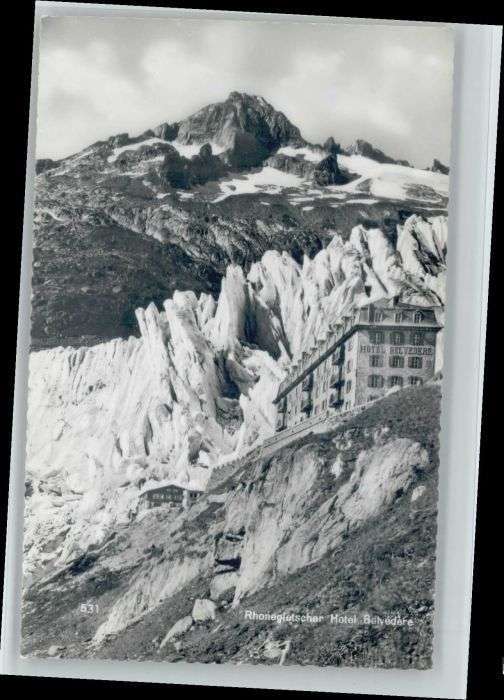 Rhonegletscher Glacier du Rhone Rhonegletscher Hotel Belvedere