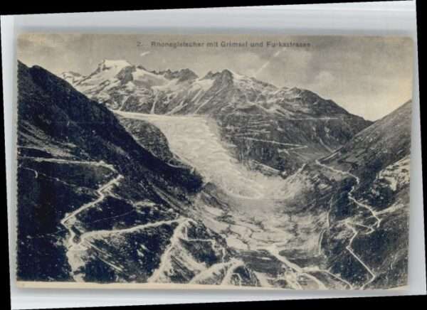 Rhonegletscher Glacier du Rhone Rhonegletscher Grimsel Furkastrasse