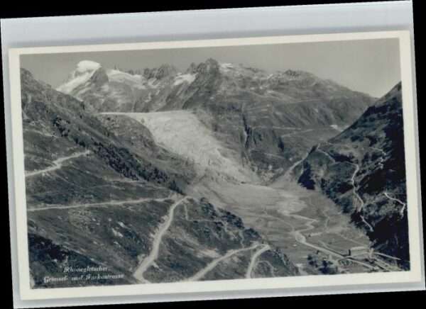 Rhonegletscher Glacier du Rhone Rhonegletscher Grimsel Furkastrasse